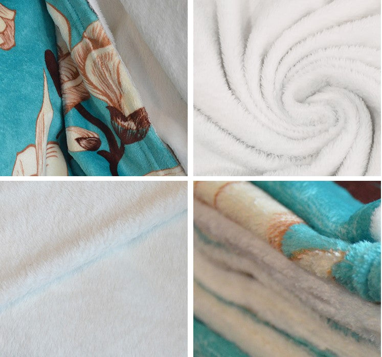 Antique Rose Ultra-Soft Micro Fleece Blanket - Blanket - Zanlana Design and Home Decor