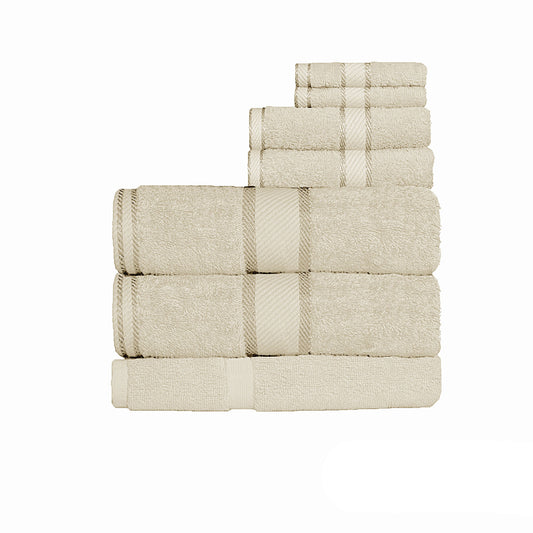 Kingtex 550gsm Cotton 7 Pce Bath Sheet Set Linen - Home & Garden > Bathroom Accessories - Zanlana Design and Home Decor