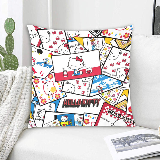 Hello Kitty Zippered Cushion Cover 20"x20" - Pillow Case - Zanlana Design and Home Decor