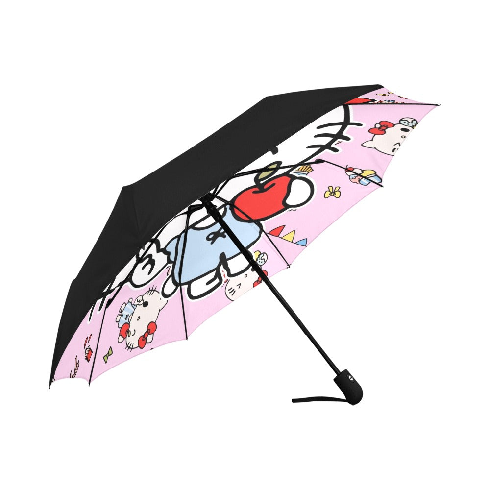 Hello Kitty Anti-UV Auto-Foldable Umbrella - Auto-Foldable Umbrella (Underside Printing) - Zanlana Design and Home Decor