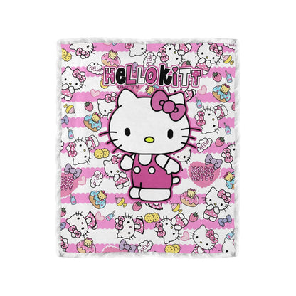 Hello Kitty Double Layer Short Plush Blanket 50"X60" - Double Layer Short Plush Blanket 50"x60" - Zanlana Design and Home Decor