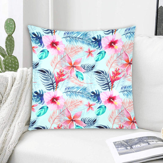 Pink Lily Zippered Cushion Cover 20"x20" - Pillow Case - Zanlana Design and Home Decor