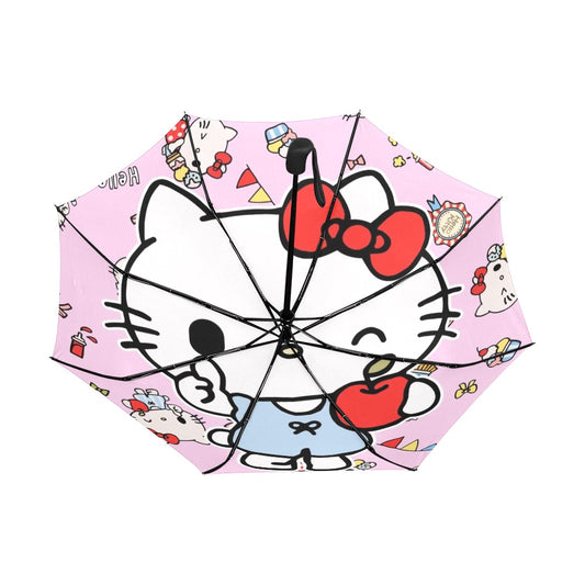Hello Kitty Anti-UV Auto-Foldable Umbrella - Auto-Foldable Umbrella (Underside Printing) - Zanlana Design and Home Decor