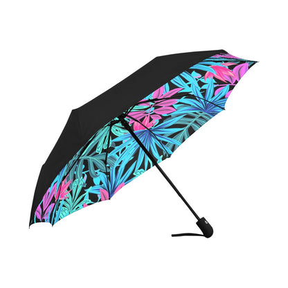 Tropical Anti-UV Auto-Foldable Umbrella - Auto-Foldable Umbrella (Underside Printing) - Zanlana Design and Home Decor