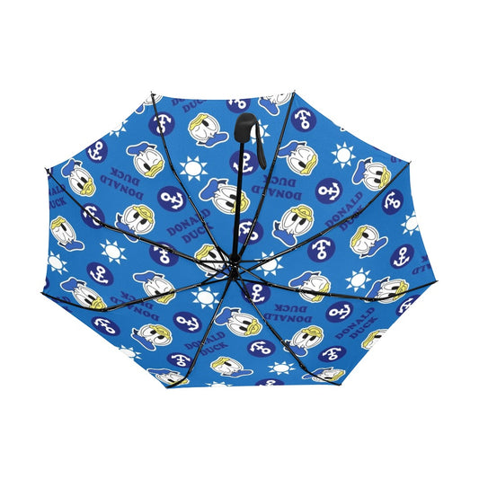 Donald Duck Anti-UV Auto-Foldable Umbrella - Auto-Foldable Umbrella (Underside Printing) - Zanlana Design and Home Decor