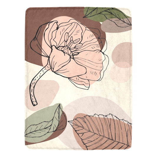 Autumn Vibes Ultra-Soft Micro Fleece Blanket - Blanket - Zanlana Design and Home Decor