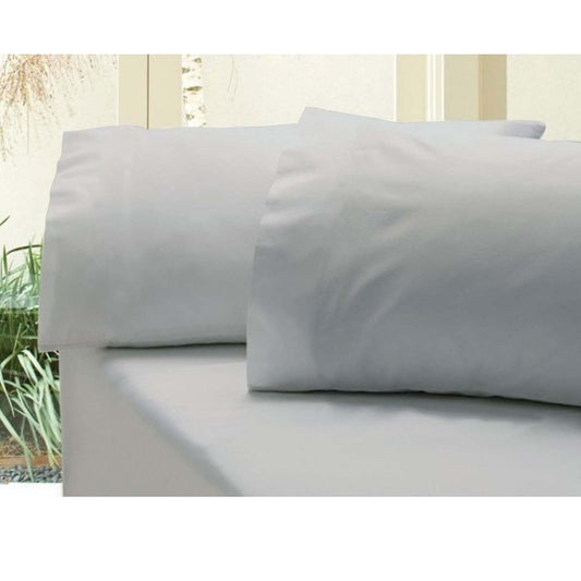 Revive 400TC Cotton Sateen Combo Set King Silver - Home & Garden > Bedding - Zanlana Design and Home Decor