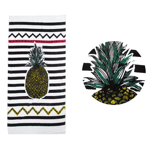 The Gaint Pineapple Cotton Beach Towel - Beach Towels - Zanlana Design and Home Decor