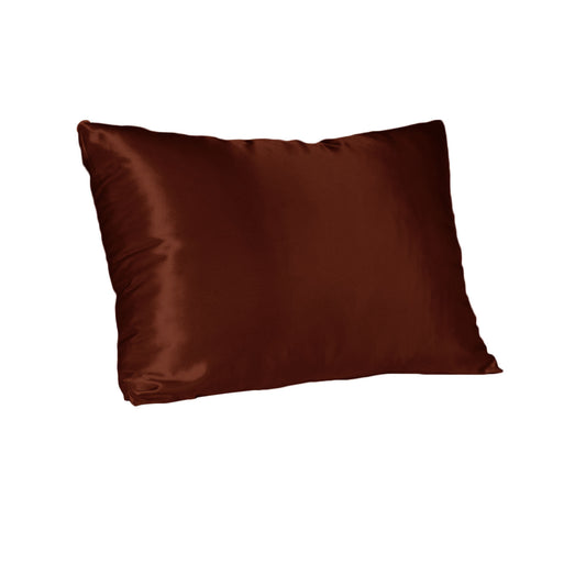 Bambury Satin Standard Pillowcase Chocolate - Home & Garden > Bedding - Zanlana Design and Home Decor