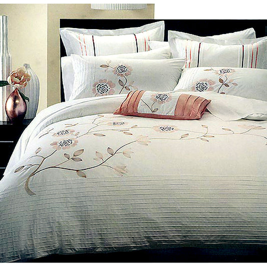 Belmondo Sarah Polyester Cotton Quilt Cover Set Queen - Home & Garden > Bedding - Zanlana Design and Home Decor