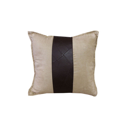 Phase 2 Studio Faux Suede/Faux Leather Square Cushion Cover 40 x 40 cm - Home & Garden > Bedding - Zanlana Design and Home Decor