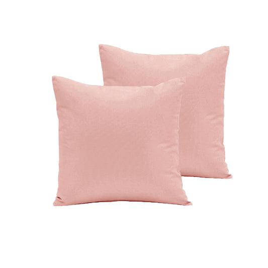 Pair of Polyester Cotton European Pillowcases Coral - Home & Garden > Bedding - Zanlana Design and Home Decor