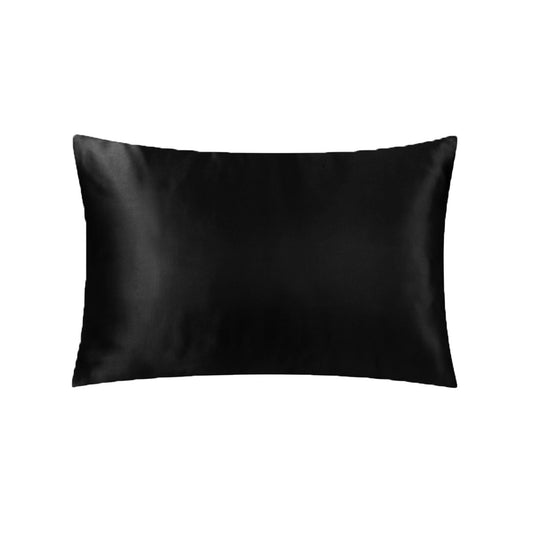 Satin Standard Pillowcase Black - Home & Garden > Bedding - Zanlana Design and Home Decor