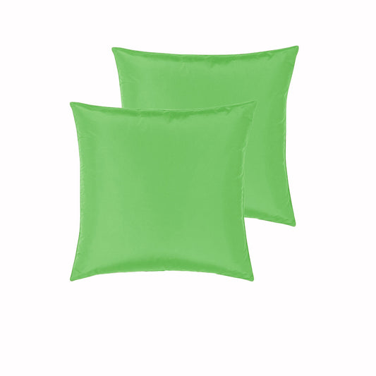 PepperMIll Satin European Pillowcases ( Pair ) LIME - Home & Garden > Bedding - Zanlana Design and Home Decor