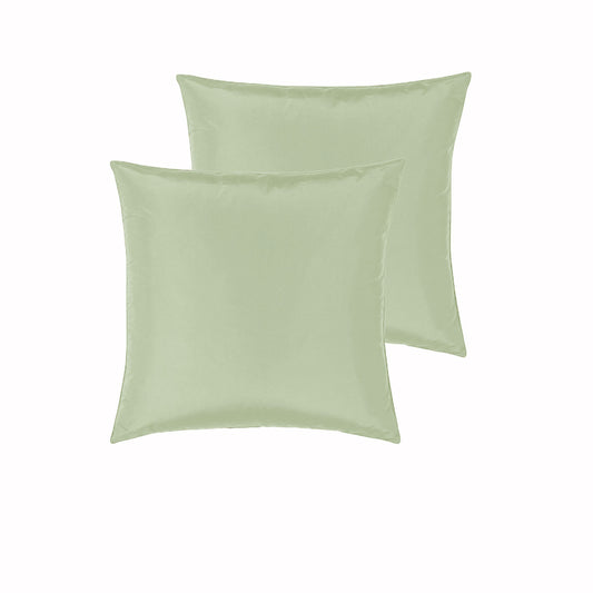 PepperMIll Satin European Pillowcases ( Pair ) MOSS - Home & Garden > Bedding - Zanlana Design and Home Decor
