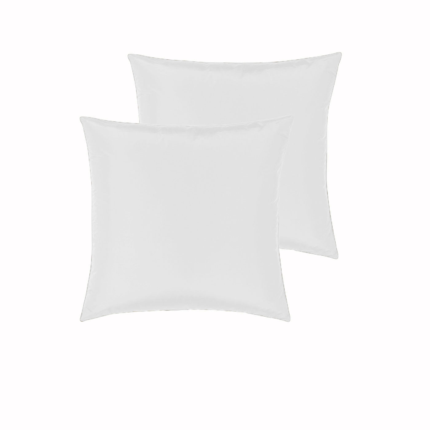 PepperMIll Satin European Pillowcases ( Pair ) WHITE - Home & Garden > Bedding - Zanlana Design and Home Decor