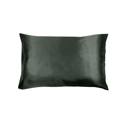 Invitation Satin Standard Pillowcase Charcoal - Home & Garden > Bedding - Zanlana Design and Home Decor