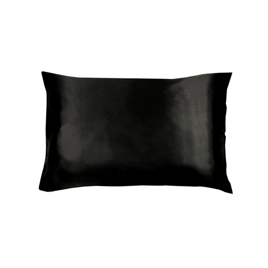 Invitation Satin Standard Pillowcase Nior Black - Home & Garden > Bedding - Zanlana Design and Home Decor