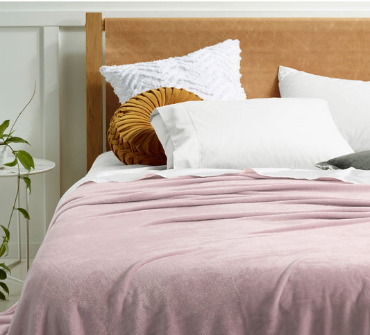 Accessorize Super Soft Blanket Queen/King Blush - Blankets - Zanlana Design and Home Decor