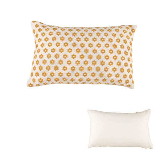 Accessorize Norah Ochre Rectangular Filled Cushion 30cm x 50cm - Home & Garden > Bedding - Zanlana Design and Home Decor