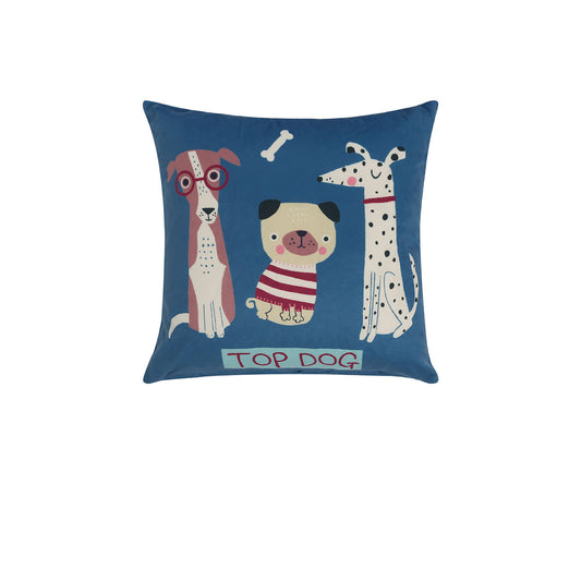 Happy Kids Puppy Club Filled Square Cushion - Home & Garden > Bedding - Zanlana Design and Home Decor