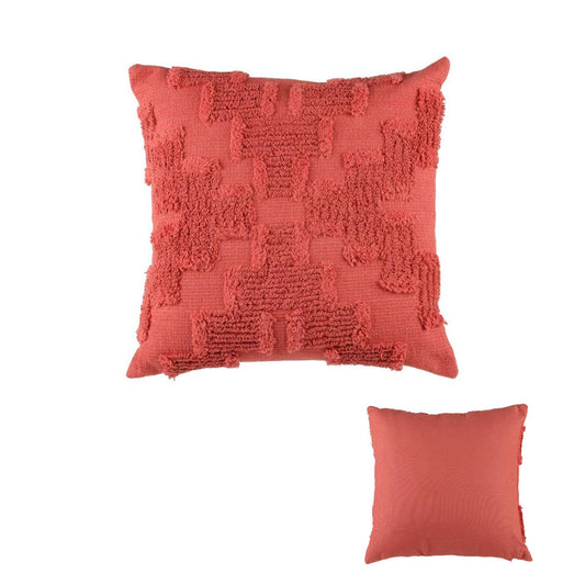Accessorize Roseto Red Square Filled Cushion 45cm x 45cm - Home & Garden > Bedding - Zanlana Design and Home Decor