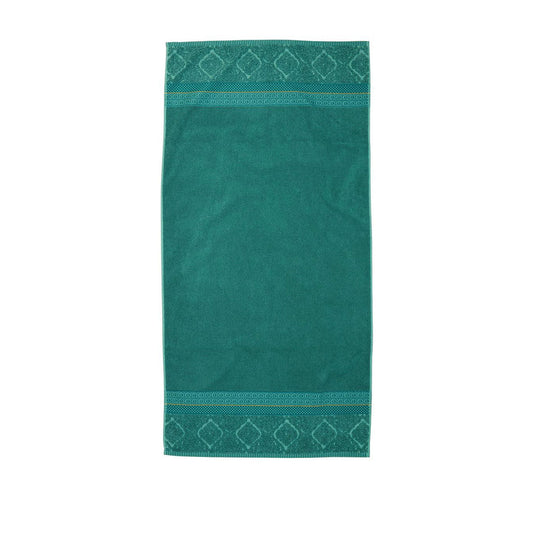 Zellige Pure Cotton Towel 70 x 140 cm - Green - Bath Towel - Zanlana Design and Home Decor
