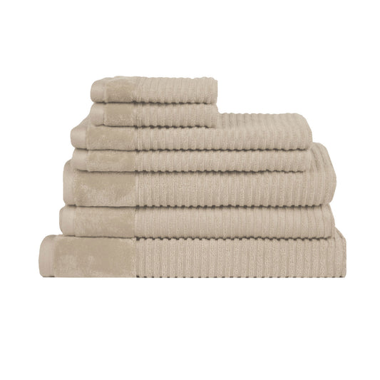 Royal Excellency 7 Piece Cotton Bath Towel Set - Plaster - Bath Towel - Zanlana Design and Home Decor