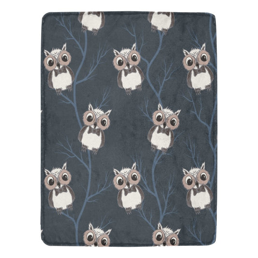 Night Owls Ultra-Soft Micro Fleece Blanket - Blanket - Zanlana Design and Home Decor