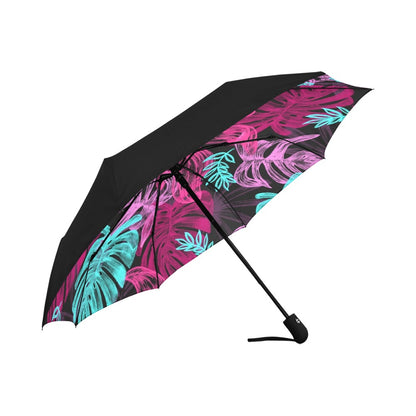 Tropical Reds Anti-UV Auto-Foldable Umbrella - Auto-Foldable Umbrella (Underside Printing) - Zanlana Design and Home Decor