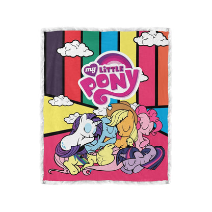 My Little Pony Double Layer Short Plush Blanket 50"X60" - Double Layer Short Plush Blanket 50"x60" - Zanlana Design and Home Decor