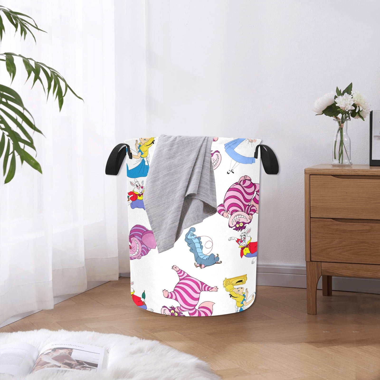 Alice In Wonderland Inspired Laundry Bag - Laundry Bag (Large) - Zanlana Design and Home Decor