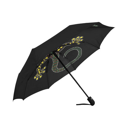 Indigenous Inspired Anti-UV Auto-Foldable Umbrella - Auto-Foldable Umbrella (Underside Printing) - Zanlana Design and Home Decor