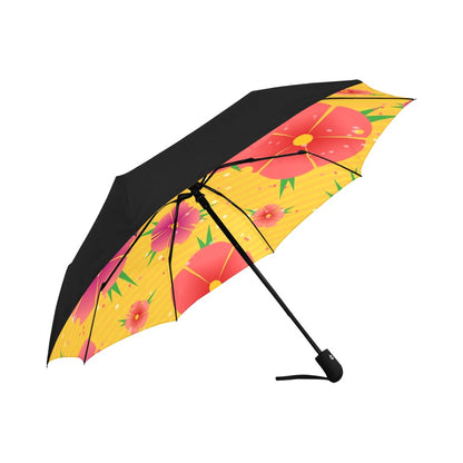 Tropical Buzz Anti-UV Auto-Foldable Umbrella - Auto-Foldable Umbrella (Underside Printing) - Zanlana Design and Home Decor