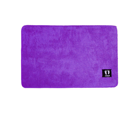 Asha Anti Slip Polyester Bath Mat 50 x 80 cm Purple - Home & Garden > Bathroom Accessories - Zanlana Design and Home Decor