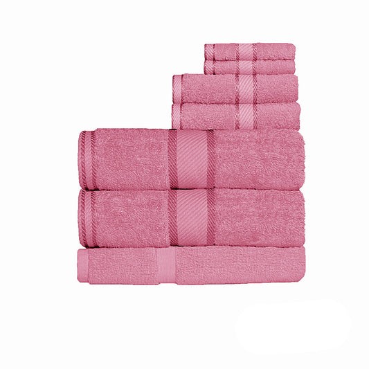 Kingtex 550gsm Cotton 7 Pce Bath Sheet Set Lip Gloss - Home & Garden > Bathroom Accessories - Zanlana Design and Home Decor