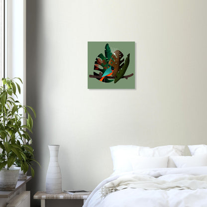Illustrated Bird Aluminum Print - Home & Garden > Wall Art - Zanlana Design and Home Decor