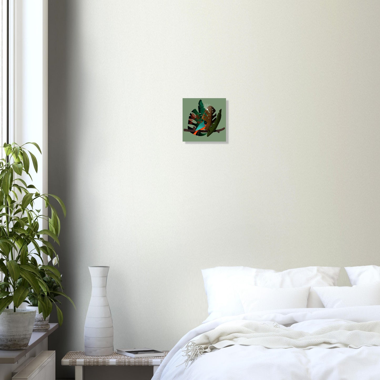 Illustrated Bird Aluminum Print - Home & Garden > Wall Art - Zanlana Design and Home Decor