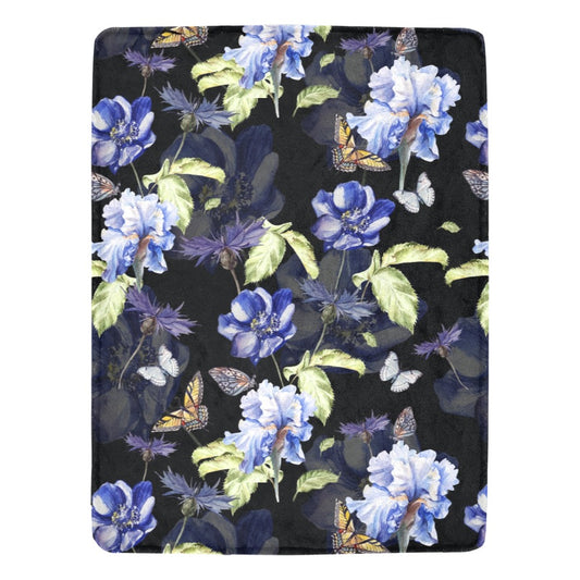 Watercolour Floral Ultra-Soft Micro Fleece Blanket - Blanket - Zanlana Design and Home Decor