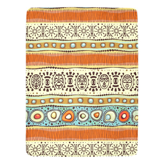 African Aztec Ultra-Soft Micro Fleece Blanket - Blanket - Zanlana Design and Home Decor
