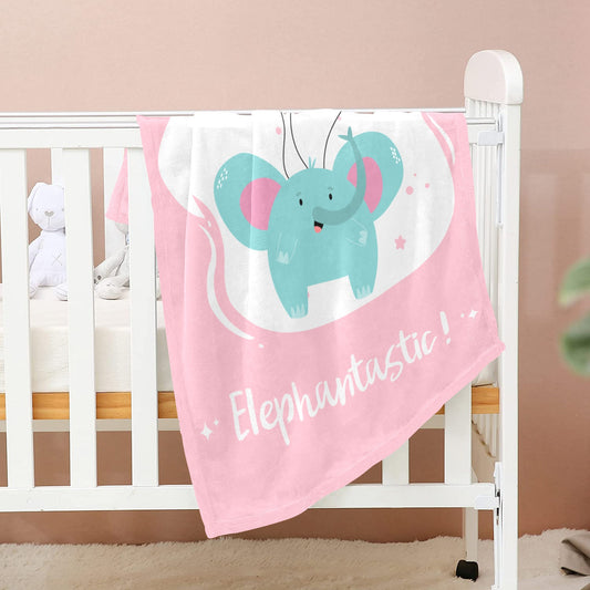 Elephantastic III Baby Blanket - Baby Blanket - Zanlana Design and Home Decor