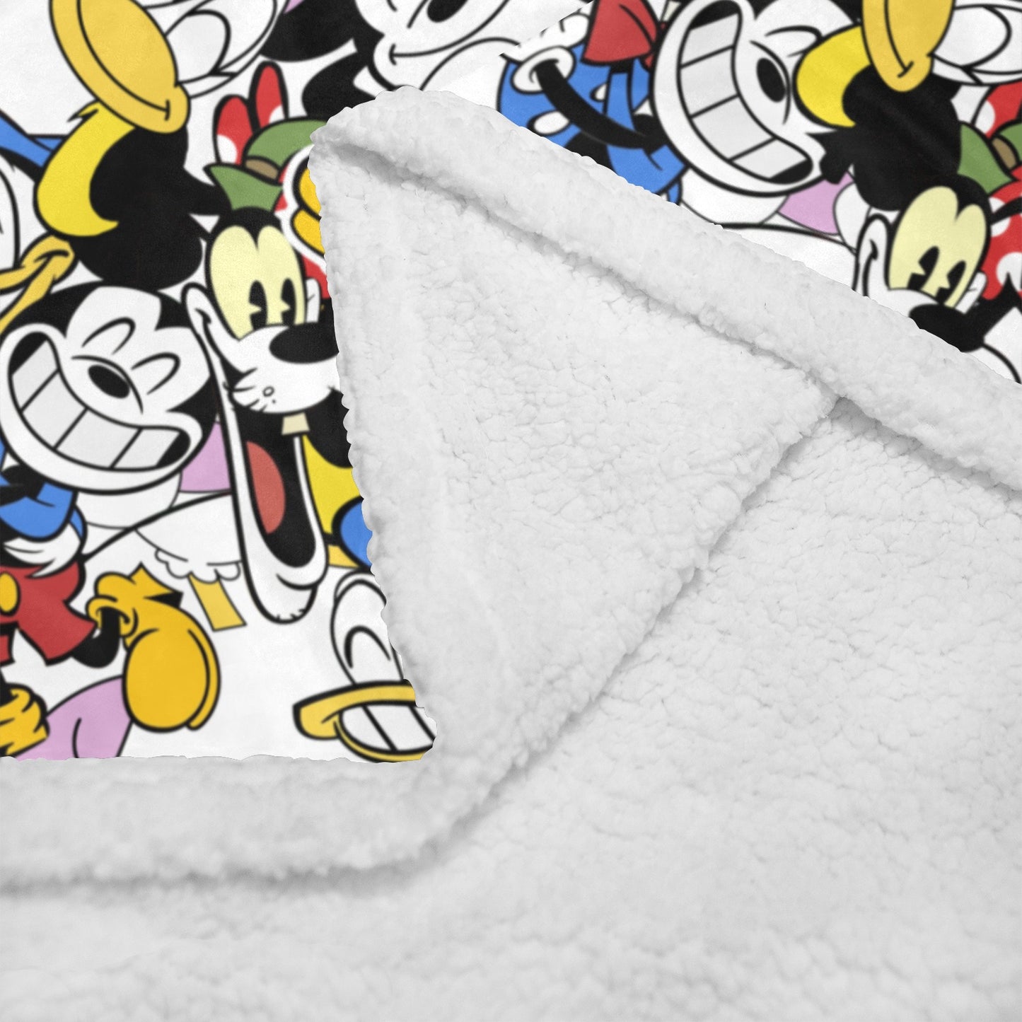 Mickey Mouse Double Layer Short Plush Blanket 50"X60" - Double Layer Short Plush Blanket 50"x60" - Zanlana Design and Home Decor