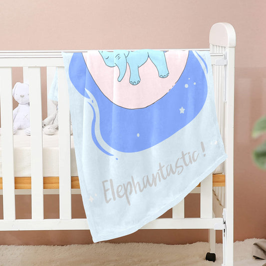 Elephantastic Baby Blanket - Baby Blanket - Zanlana Design and Home Decor