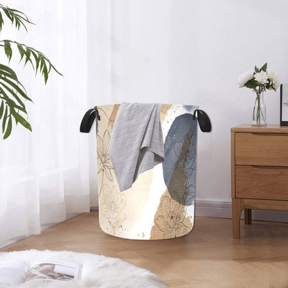 Brown Earthy Tones Laundry Bag - Laundry Bag (Large) - Zanlana Design and Home Decor