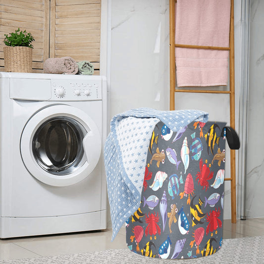 Sea Animals Laundry Bag - Laundry Bag (Large) - Zanlana Design and Home Decor
