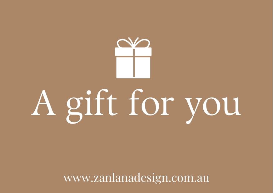 E-Gift Card ($10 - $200) - Gift Card - Zanlana Design and Home Decor
