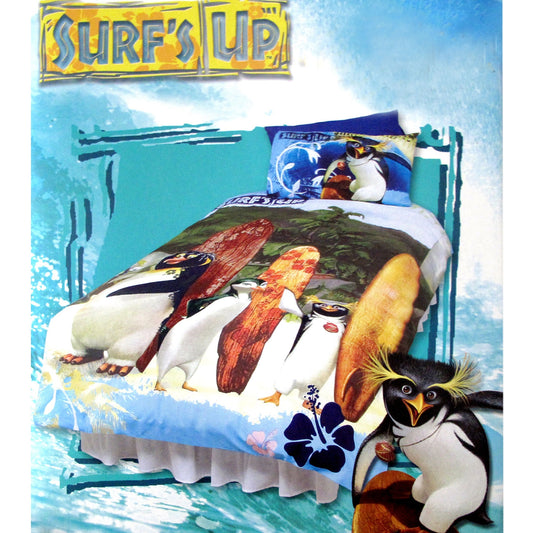 Surf's Up Quilt Cover Set Single - Home & Garden > Bedding - Zanlana Design and Home Decor