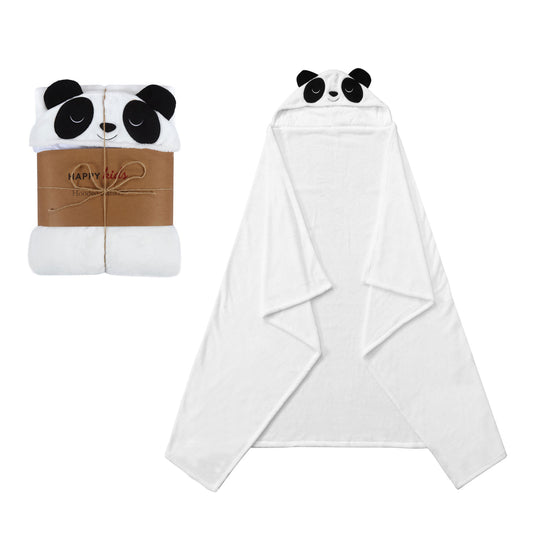 Happy Kids Panda Hooded Blanket - Home & Garden > Bedding - Zanlana Design and Home Decor