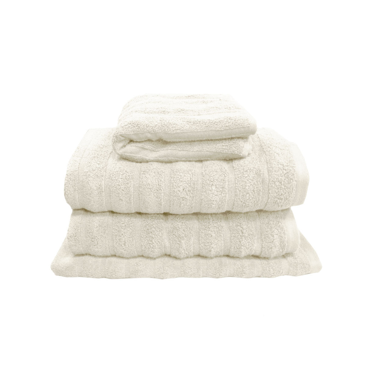 J Elliot Home Set of 4 George Collective Cotton Bath Towel Set Snow - Bath Towel - Zanlana Design and Home Decor