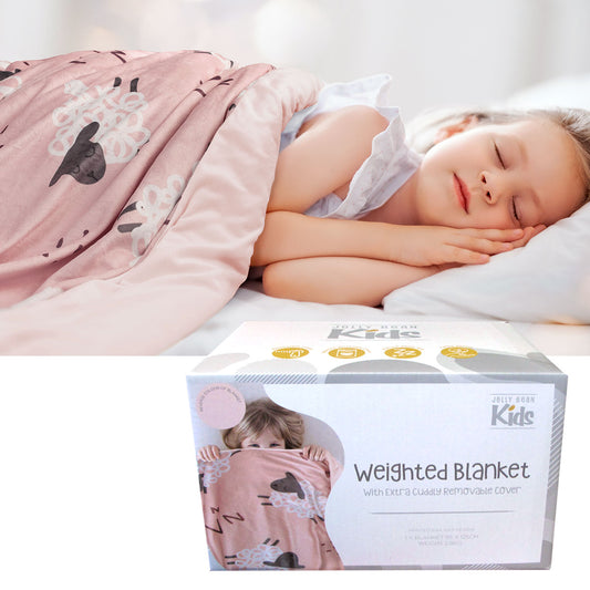 Jelly Bean Kids BAABAA Pink Kids Weighted Blanket 2.8kg - Home & Garden > Bedding - Zanlana Design and Home Decor
